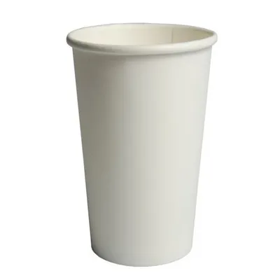 Produktbild von Trinkbecher, Pappe "To Go" 0,4 l Ø 9 cm · 13,9 cm weiss