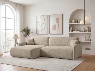 Produktbild von FurMeb24 ECKSOFA mit Schlaffunktion und bettkasten PIERRO L 253 cm × 175 cm × 88 cm Stoff Anthology 2