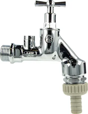 Produktbild von Js Auslaufventil Air-Tec,Mit Rb,  Rv,Sv,Knebel-Ot,1/2",Pol. Cr,Dvgw