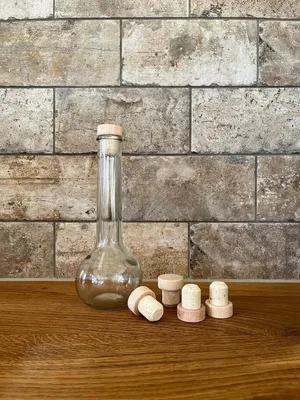 Image de 100 Greepkurken avec manche en bois 195 mm pour gin et spiritueux - Liège naturel Portugal