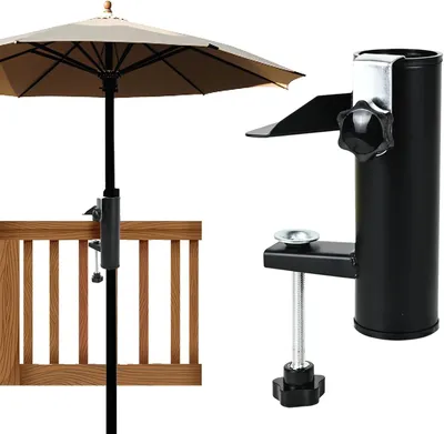 Produktbild von Sonnenschirmständer für Terrasse und Balkon, multifunktionaler und tragbarer Sonnenschirmständer für Terrasse und Gartenveranstaltungen