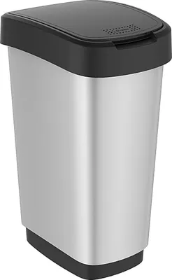 Immagine prodotto di Rotho Twist Afvalbak 25L Zilver/Metallic