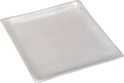 Produktbild von Alu Kerzenteller Viereck 11x11cm Innen Silber Poliert Kerznehalter Untersetzer