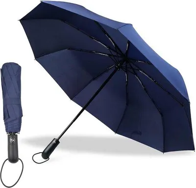 Produktbild von Famanu Reise-Regenschirm winddicht und faltbar - leicht für Männer und Frauen