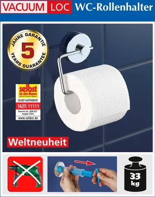 Produktbild von Vacuum-Loc Toilettenpapierhalter Milazzo