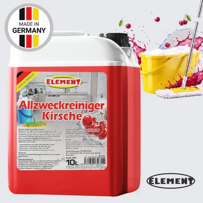 Produktbild von Element Allzweckreiniger Kirsche | 10 Liter | Konzentrat | Bodenreiniger | Universal Reiniger | Allzweckreiniger | Kraftreiniger