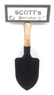 Garten-Aufhängeschild mit personalisiertem Namen, 22,5 cm