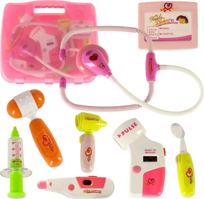 Obrázek produktu pro Lékařský set v kufru DOCTOR + světle růžová