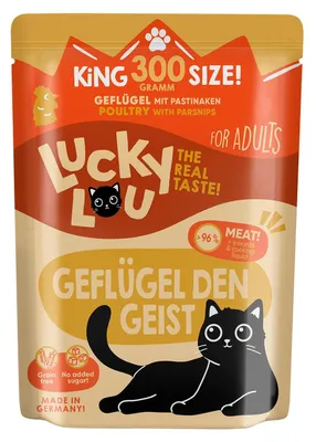 Produktbild von Lucky Lou Lifestage Adult Geflügel 6x 300 g