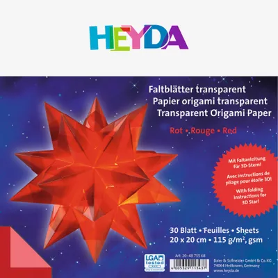 Zdjęcie produktu dla 5XHeyda 204875568 Faltbl.trans20x20rt
