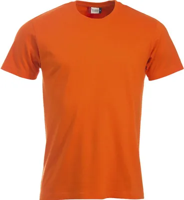 Produktbild von T-Shirt New Classic-T aus Baumwolle, rundgestrickt, mit Nackenbandverarbeitung