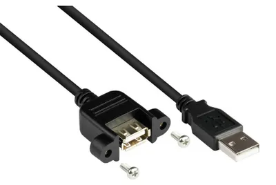 Image de Good Connections USB2.0 Verlängerung A-Einbaub. A 0,5m