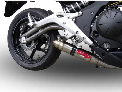 Produktbild von Vollständige GPR Deeptone Edelstahl-Auspuffanlage mit Katalysator für Kawasaki Er 6 N/F