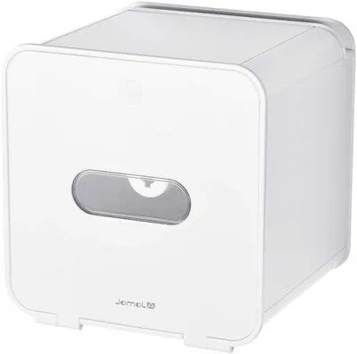 Immagine prodotto di Portarotolo in plastica senza foratura, supporto da parete autoadesivo, portarotolo in plastica, portarotolo senza foratura per bagno e cucina, bianco