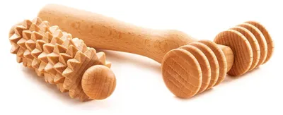 Produktbild von Gesichtsmassagegerät für Nacken und Schultern aus Holz