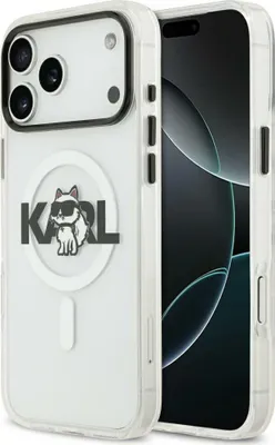 Immagine prodotto di Etui Karl Lagerfeld Iml Choupette Sketch Logo Magsafe Na Iphone 17 - Przezroczyste