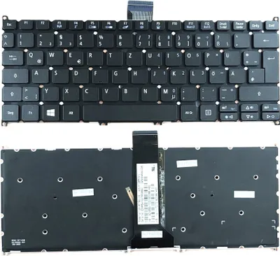 A top-down view of a laptop keyboard and its underside.