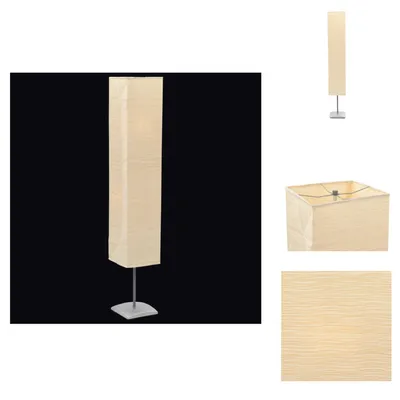 Produktbild von vidaXL Standleuchte mit Stahlständer 135 cm Beige - Lampen