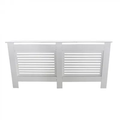 Immagine prodotto di Copertura per radiatore - copertura per impianto di riscaldamento - 152 cm x 82 cm - bianco