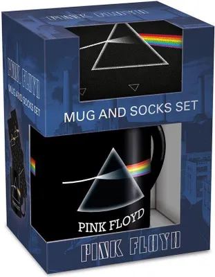 Image de Pink Floyd - Set tasse/chaussettes, La face cachée de la Lune PM11058 (taille unique) (Noir)