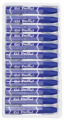 Zdjęcie produktu dla Pastelowe kredki olejowe, ciemnoniebieskie, miękkie, 12 sztuk. Materiały plastyczne, malarstwo, rysunek, graffiti