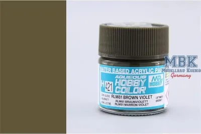 Produktbild von Mr Hobby - Gunze H-421 - Aqueous Hobby Colors (10 ml) RLM81 Brown Violet - Neu