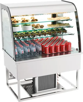 Obrázek produktu pro Vestavná chladicí vitrína Combisteel se 3 policemi a objemem 140 litrů