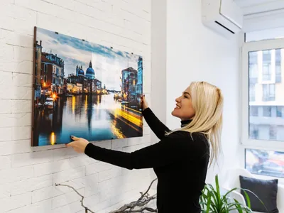 Obrázek produktu pro MG Design, rámeček na fotografie 30 x 45 cm – rámeček bez rámu s akrylátovým sklem a zadní stranou z HDF – vhodný pro fotografie, plakáty a puzzle, lze umístit vertikálně i horizontálně