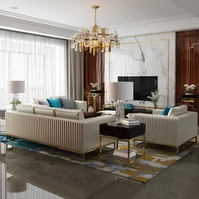 Produktbild von Sofagarnitur 3+2+1 Sitzer Set Design Sofa Polster Couchen Couch Modern Luxus Neu