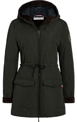 Produktbild von Tommy Hilfiger Equestrian Steppjacke Damen Forest HW 2025 Parka Pine S