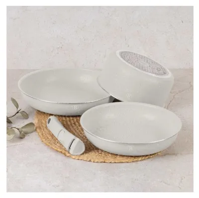 Produktbild von Berlinger Haus Kochtopfset BH-8253 Titan Creme 9 Teile