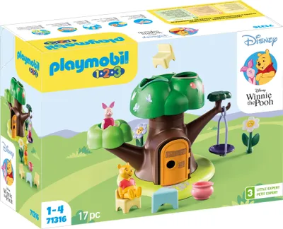Produktbild von PLAYMOBIL Disney & Winnie the Pooh 71316 1.2.3 & Disney: Winnies & Ferkels Baumhaus