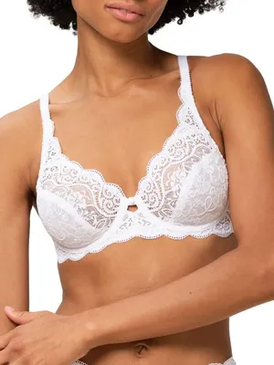 Immagine prodotto di Triumph Amourette 300, coppa morbida, bianco, ferretto, fantasia, donna, motivo floreale