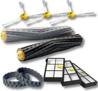 Obrázok produktu pre INF Príslušenstvo kefy filtračné pneumatiky kolies 10 dielov iRobot Roomba 800/900/805/860/890/870/871/880/960/980/981/985
