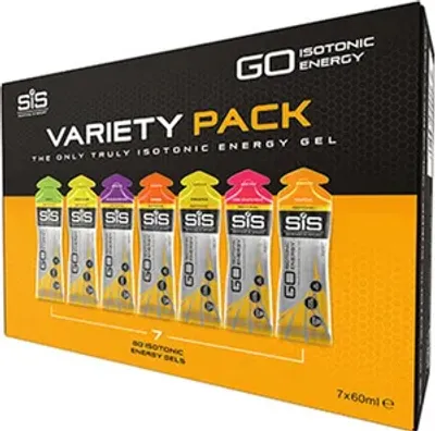 Obrázek produktu pro Science in Sport GO Isotonic Energy Gel 7 x 60ml Vegan - Izotonické složení s 22 g sacharidů - dobrý dodavatel energie