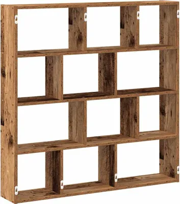 Immagine prodotto di vidaXL Scaffale a cubo a 12 scomparti in legno vecchio a base di legno