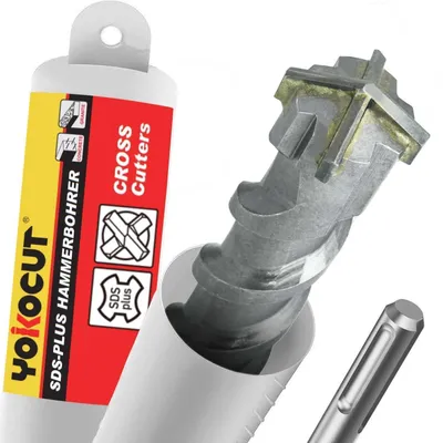 Produktbild von SDS Plus Bohrer 20x350 mm Hammerbohrer 4X Schneiden Beton Stahlbeton Mauerwerk