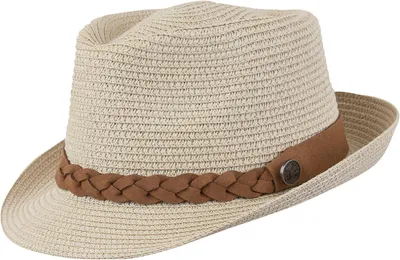 Produktbild von Chillouts Trilby Fedora Trilbyhut Strohhut Sommerhut Herren, beige, S/M