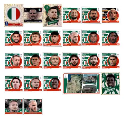 Produktbild von UEFA EURO 2024 Germany - Sammelsticker - Mannschaftspaket - Italien