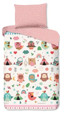 Imagen del producto de Buen día, juego de sábanas para cuna "Wise" - Multiusos - (140x200 cm) - 100% algodón