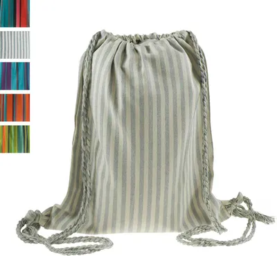 Produktbild von Rucksack mit Kordelzug Baumwolle 38 x 45 cm Turnbeutel City Bag