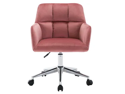 Produktbild von Bürostuhl höhenverstellbar - Samt - Rosa - PEGA