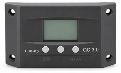 MPPT Solar Laderegler 12V/24V 100A, Dual USB, LCD-Display