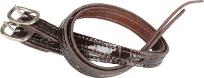 Produktbild von Horka Leder Patentierte Sporenriemen Aus Krokodilleder Braun  Braun One Size