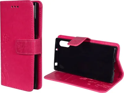 Produktbild von Schutz Hülle Blumen für Handy Sony Xperia XZ Pink