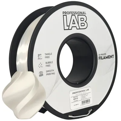 Zdjęcie produktu dla Filament Prof. Lab Silk Pla 1.75Mm 1Kg Biały| White