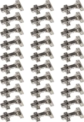 Produktbild von 30 x Topfband Topfbänder T52 Eckanschlag mit Dämpfer + Kreuzplatte Scharnier Scharniere Topfscharniere (Einzeln und als 6er, 10er, 20er oder 30er Set erhältlich!)