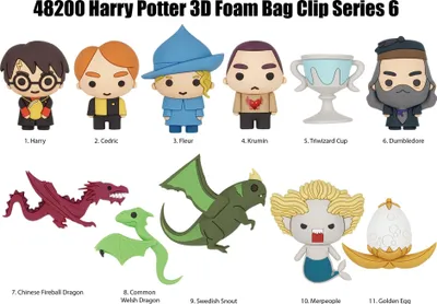 Produktbild von Harry Potter 3D PVC-Taschenanhänger Series 6 Display (24)
