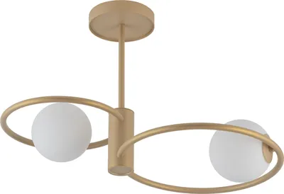 Obrázok produktu pre Stropné svietidlo Aqua, zlatá a biela, 2xG9x12W, kov, rozmery: 37x55x32 cm, IP20, Sigma Lighting