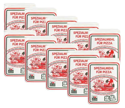 Produktbild von Frießinger Mehl Spezialmehl für Pizza 1kg (10er Pack)